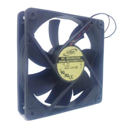 Original ADDA AQ1212HB-A71GL Cooling Fan 12V 0.37A 3.48W 2wires AQ1212HB-A71GL Fans